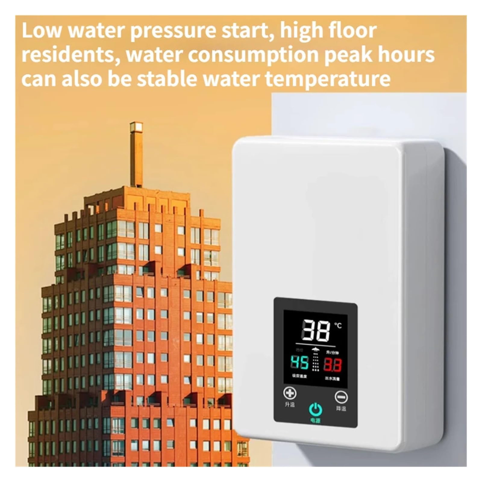 Natychmiastowy Elektryczny Podgrzewacz Wody Stała Temperatura Oszczędność Energii Mała Pomoc Kuchenna Do Prysznica W Łazience Szybko I Wygodnie