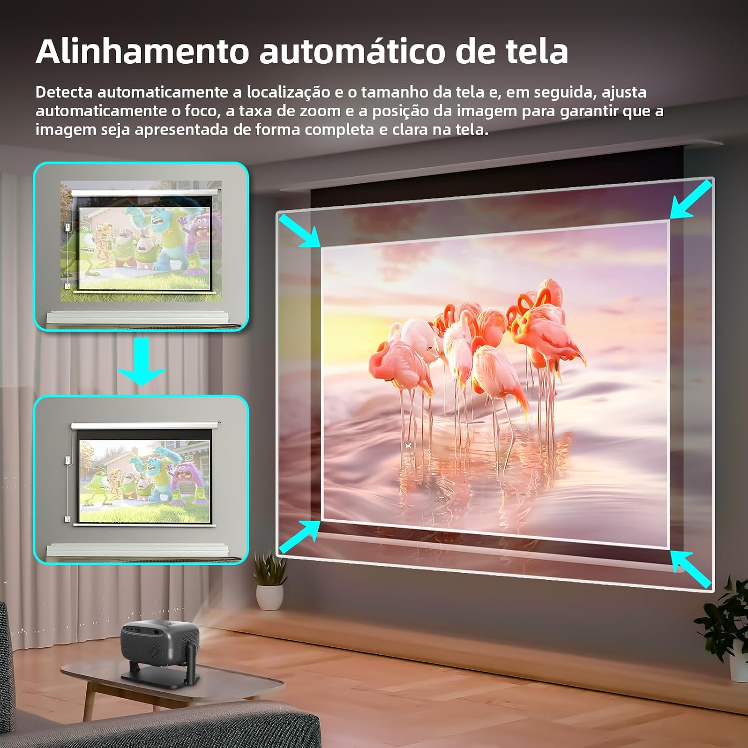 Bettdow Projetor 4k [Netflix-Licensed], Projetores Portatil 14000 Lumens Full Hd 1080p Compatível Com Android 13, Design à prova de poeira, Retroprojetor WiFi 6 BT 5.2,Foco Automático (preto)