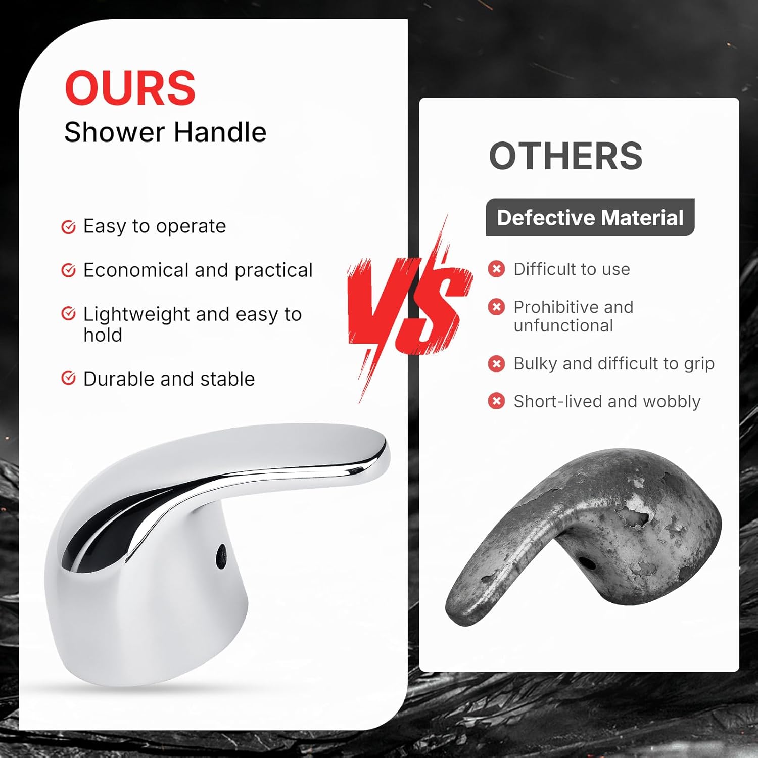 100657 Shower Handle Replacement for Moen Posi-Temp Moentrol Valves Systems Kitchen Tub Bathtub Faucet Single Handle