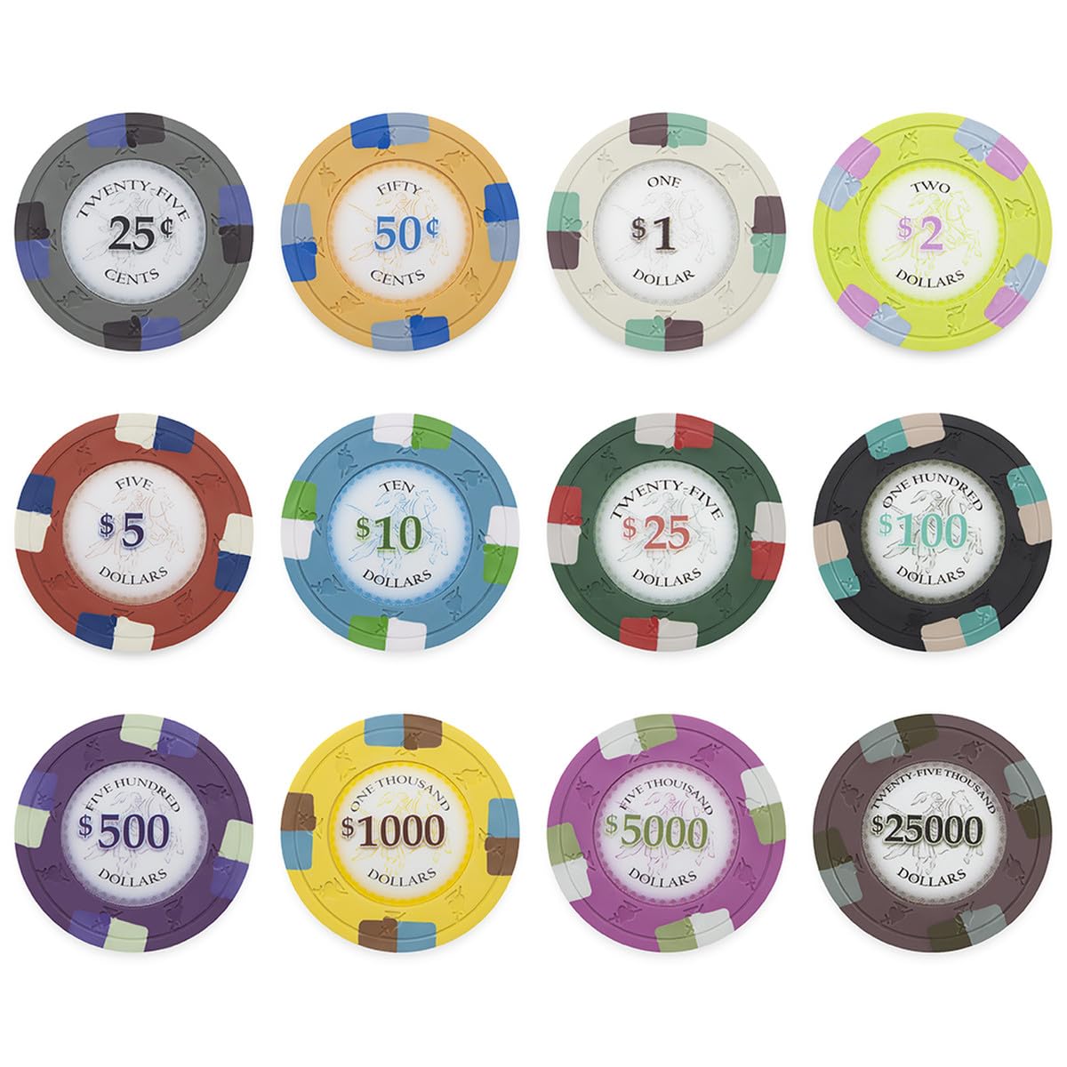 Amazon.com: BBG Sword & Spade 13.5gm Clay Composite Poker Chips