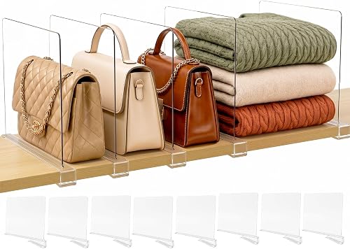 Clear Acrylic Shelf Dividers