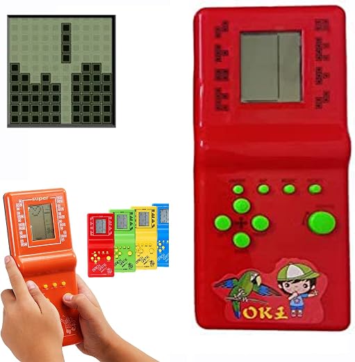VGRASSP Handheld Portable Indoor and Outdoor Brick Game 9999 in 1 Video Game Compatible for Kids – Colour and Design as per Stock