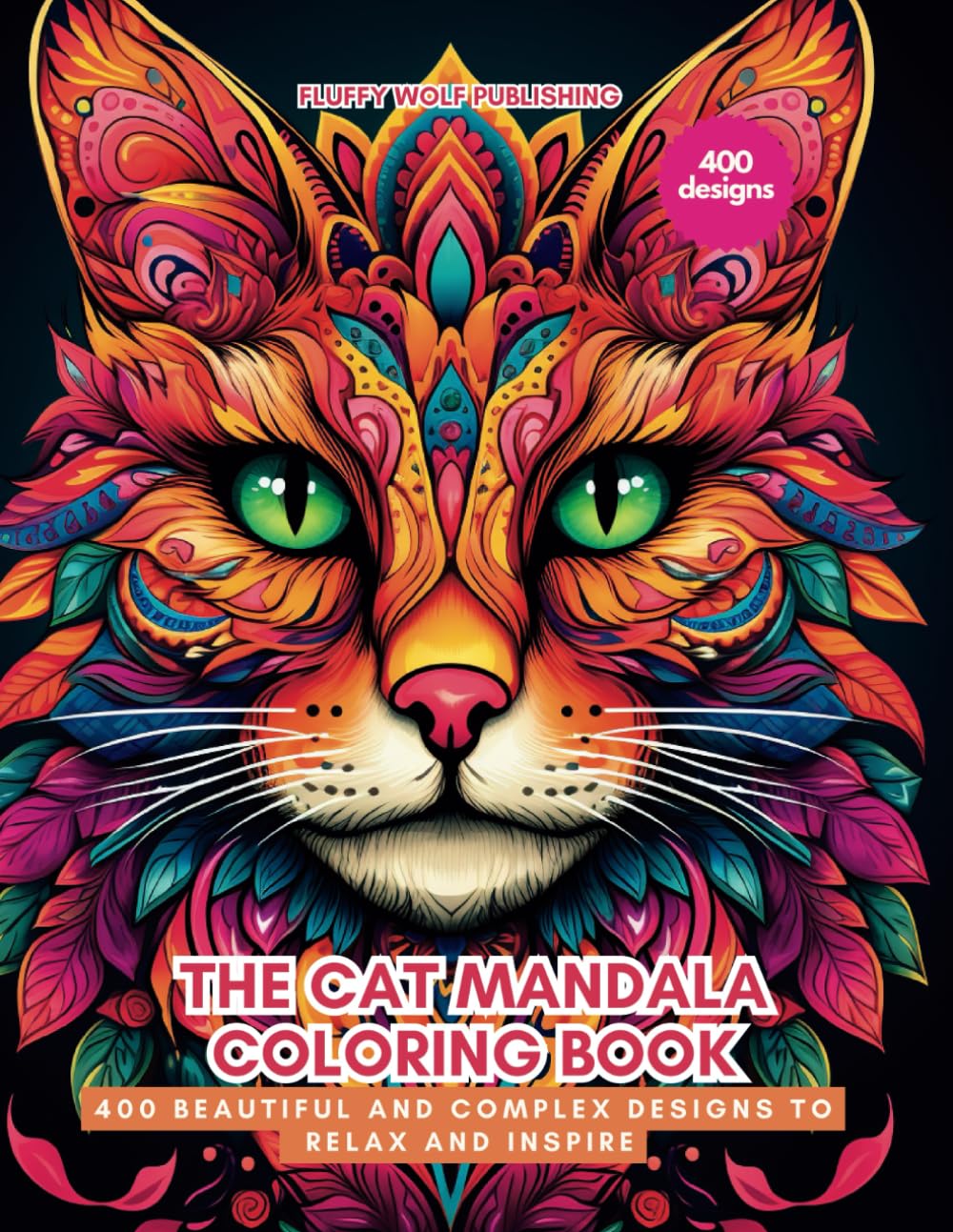 Livre de coloriage chat mandala pour retrouver l'inspiration et la sérénité au quotidien