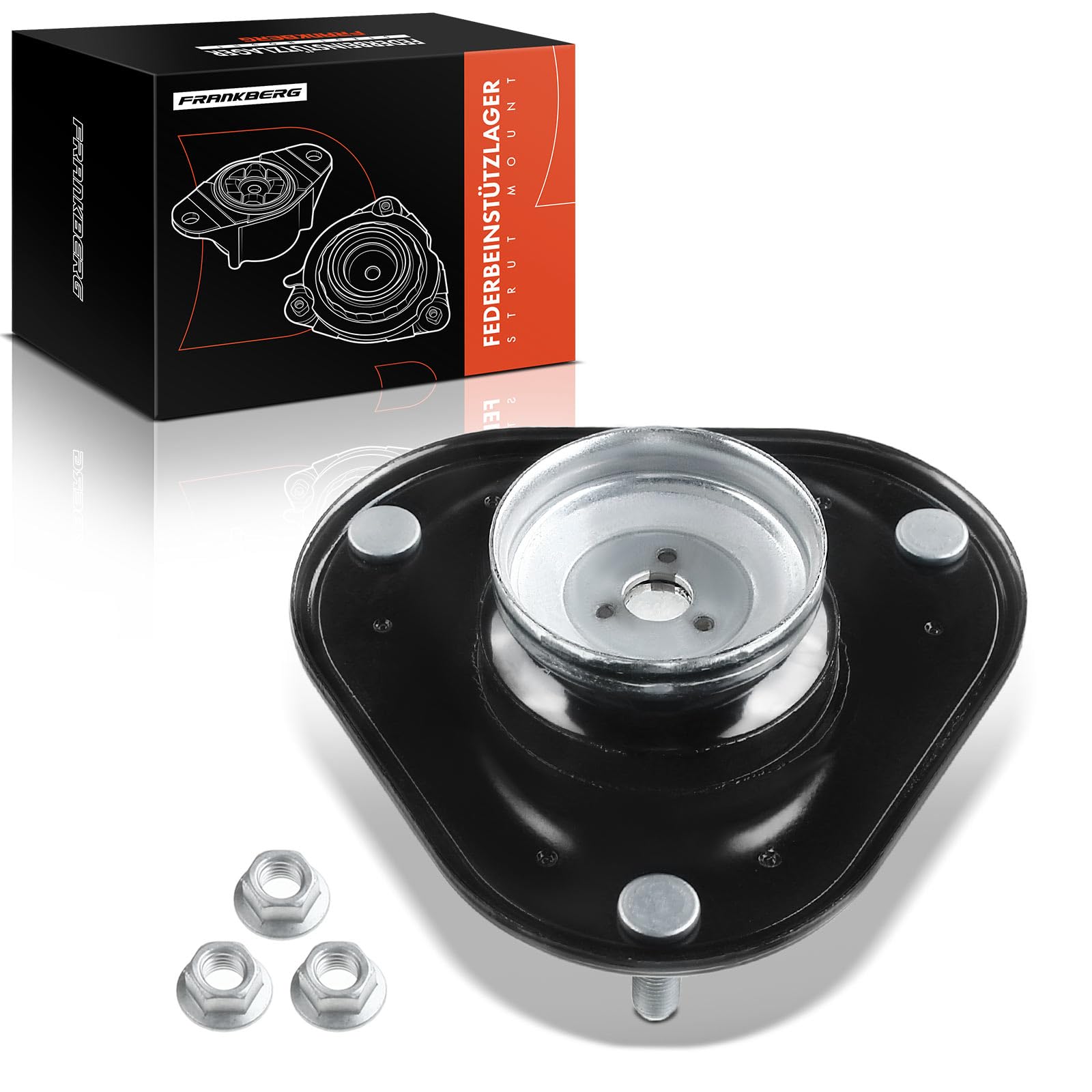 Frankberg Cojinete de domo Cojinete de soporte de amortiguador Delantero Compatible con R.A.V 4 III A3 2.2 D 4WD 2.0 4WD 2.4 2006-2013 Replace# 4860942030,4860942020