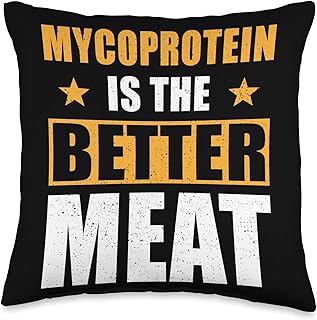 Mycoprotein is the better Meat - Mycoprotein Throw Pillow