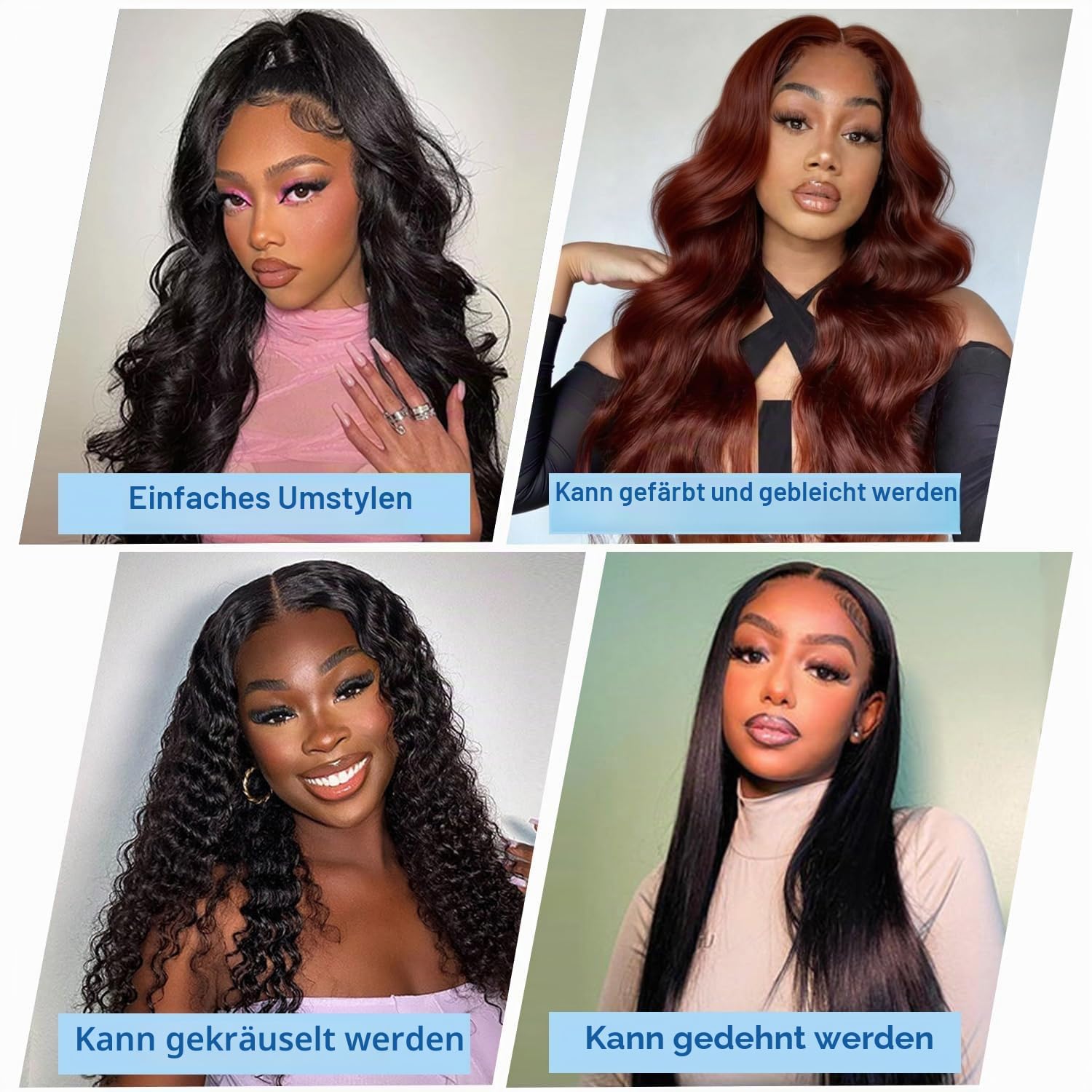 Human Hair Bundles with Closure 22 24 26+20 Zoll 4X4 HD Lace Closure 100% Brazilian Virgin Human Hair 3 Bundles with Closure