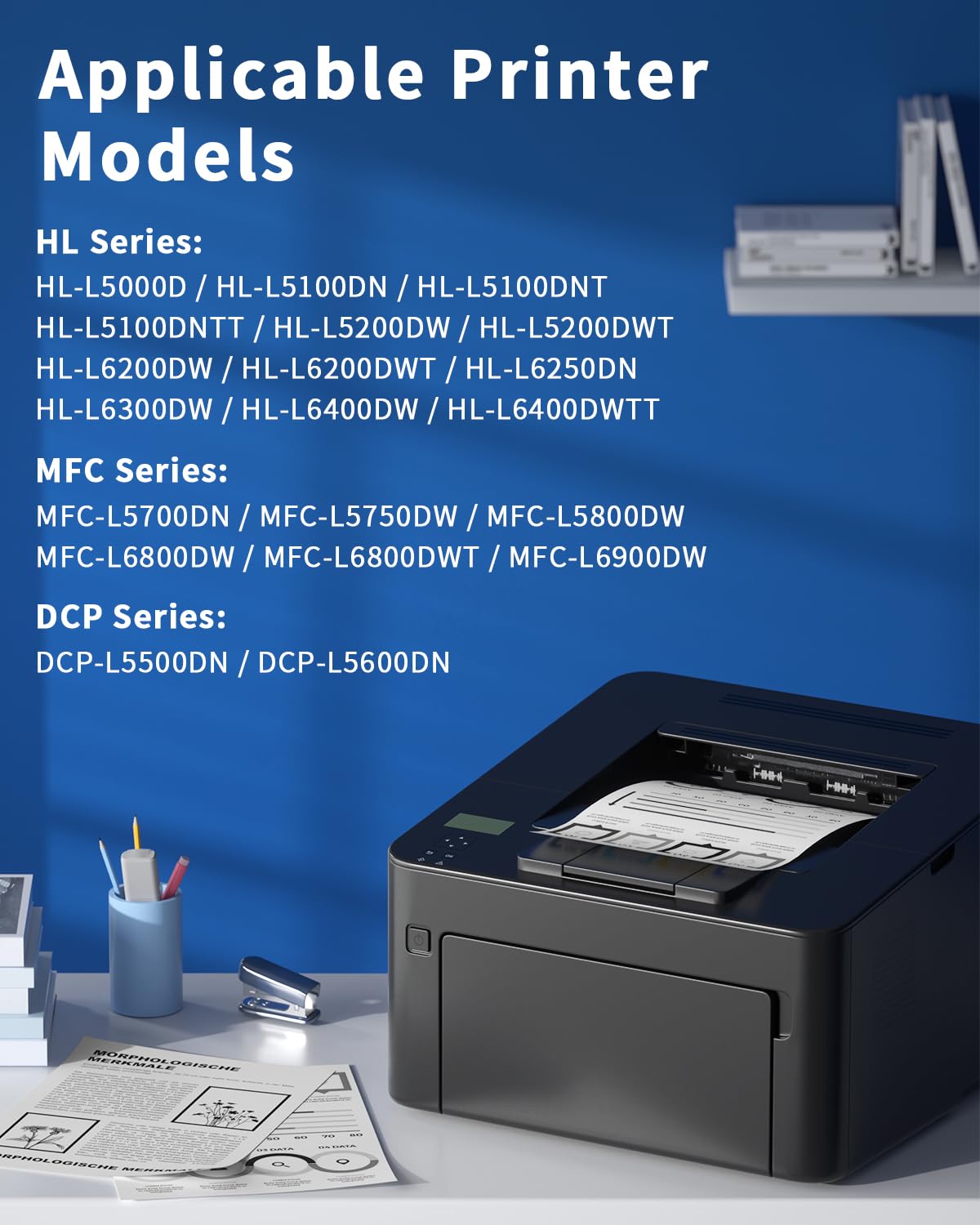colorfly TN3480 Cartuccia Toner Compatibile per Brother TN-3480 TN3480 TN-3430 TN3430 TN 3480 TN 3430 HL-L5100DN MFC-L5750DW MFC-L5700DW HL-L5200DW HL-L6400DW HL-L5000D HL-L5200DWT, 2-Nero