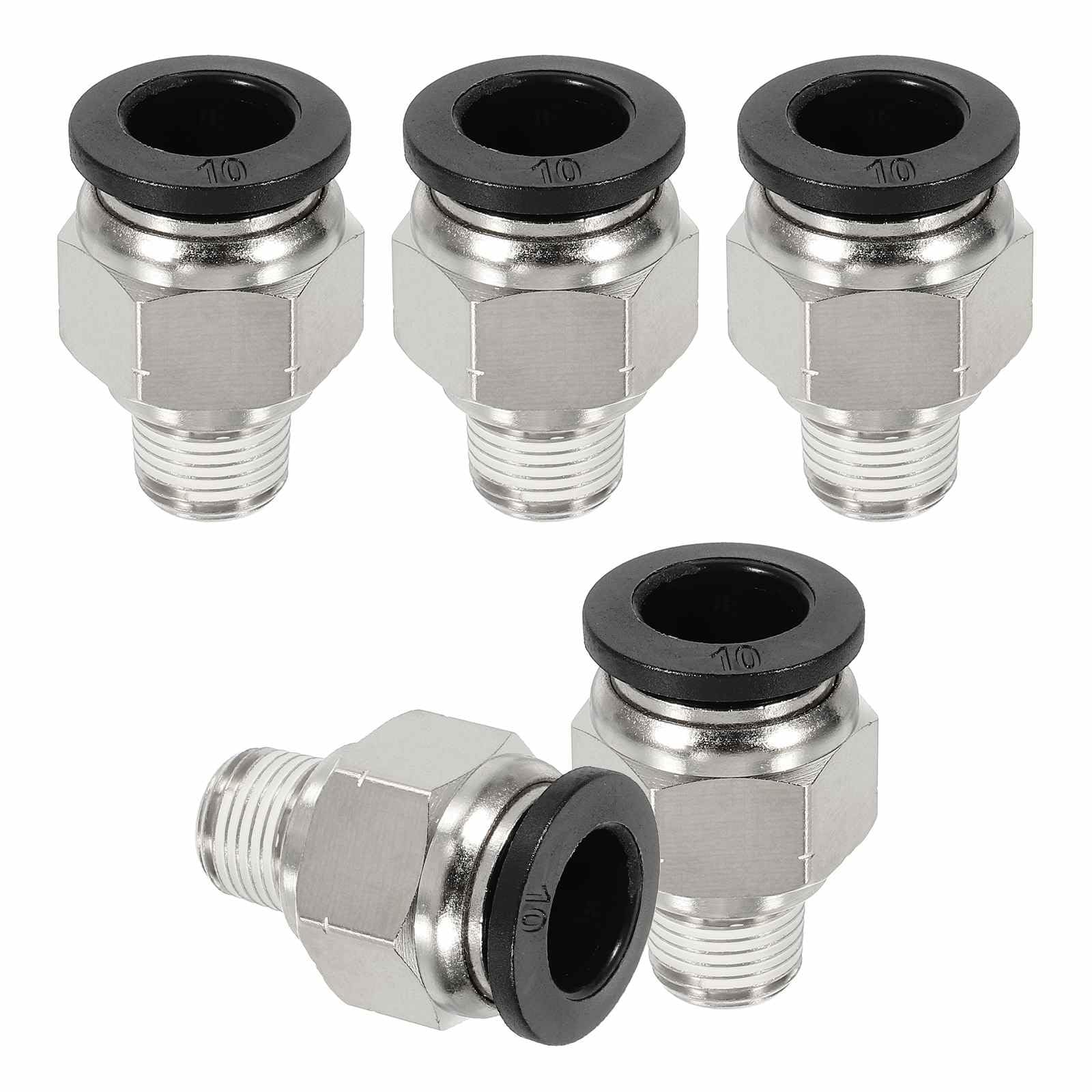 Raccord à pousser 10 mm OD pour stopper les fuites d'air sur filetage NPT