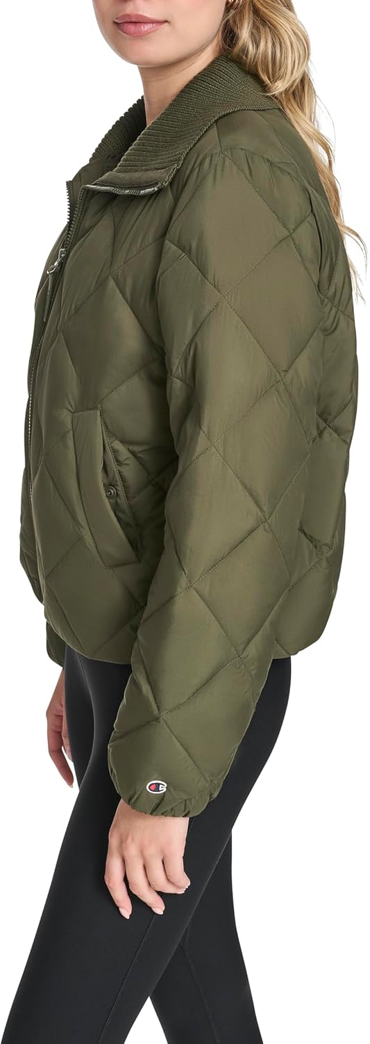Champion womens Diamond Quilted Shawl Collar Jacket - Image 4