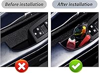 Vista 3 de SKTU Caja de almacenamiento lateral para puerta de automóvil para Mazda3 2020-2026 CX-30 2019-2026 CX-30, organizador de manijas de puerta Mazda