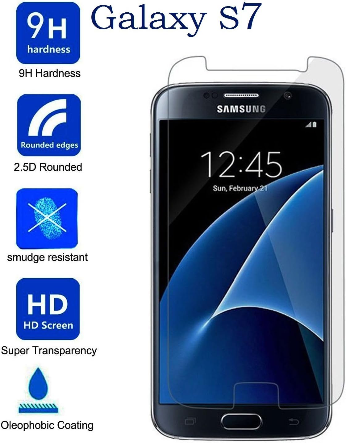 Josi Minea 3D Curved Silicone TPU Screen Protector with Front & Back Protection, Edge to Edge Coverage with Clear HD Anti-Scratch LCD Cover Guard Shield Compatible with Samsung Galaxy S8 [ Red ]