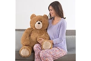 Giant Vermont Teddy Bear - Massive 3 Foot Luxury Stuffed Tan Teddy