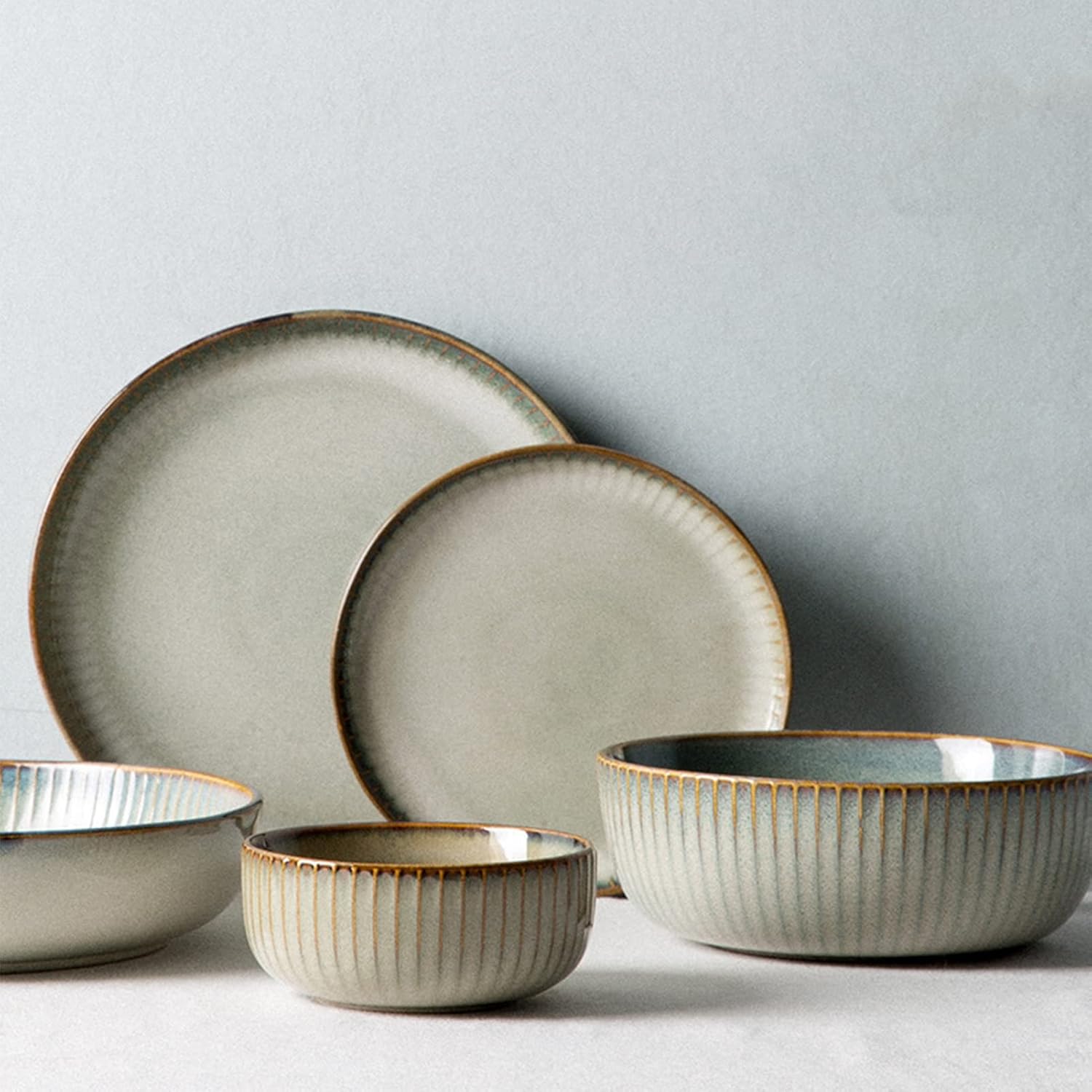 Ralsko Porcelain Dinnerware Set, 16-Piece Dinner Egypt Ubuy