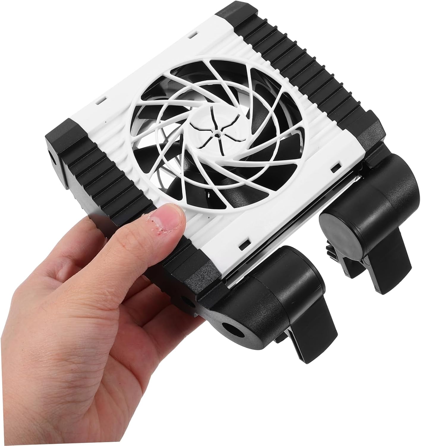 Electric Fish Tank Cooling Fan Temperature Control Low-noise Compact Wall-mounted Design for Aquarium Cooling Suitable for Freshwater Tanks Us