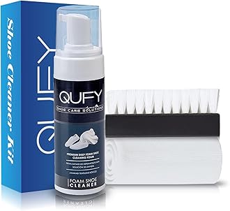 QUFYSuede Shoe Cleaner Kit, Sneaker, Fabric, Leather and Nubuck 4 in 1