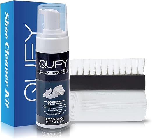QUFY Suede Shoe Cleaner Kit, Sneaker, Fabric, Leather and Nubuck (Premium 3in1)