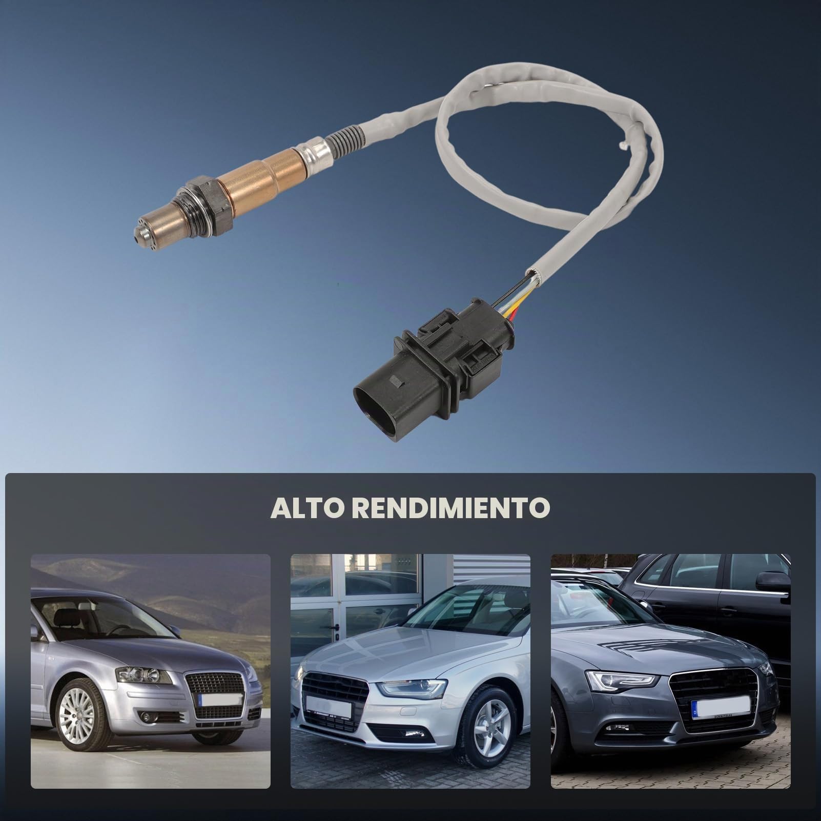 Sonda lambda sensor de regulación O2 Senso para A3 8V A4 B8 8K A5 8T A6 4G C7 CC Beetle Golf VI VII Tiguan 5N Jetta IV XL1 Scirocco III Sharan, 0281004191 LS44191 Sonda Oxígeno