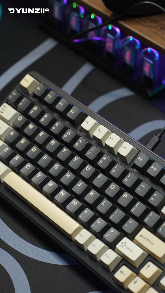 Amazon | YUNZII B75 75% 有線 メカニカルキーボード ホットスワップ