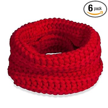 fabdog Infinity Dog Scarf Red (M/L)