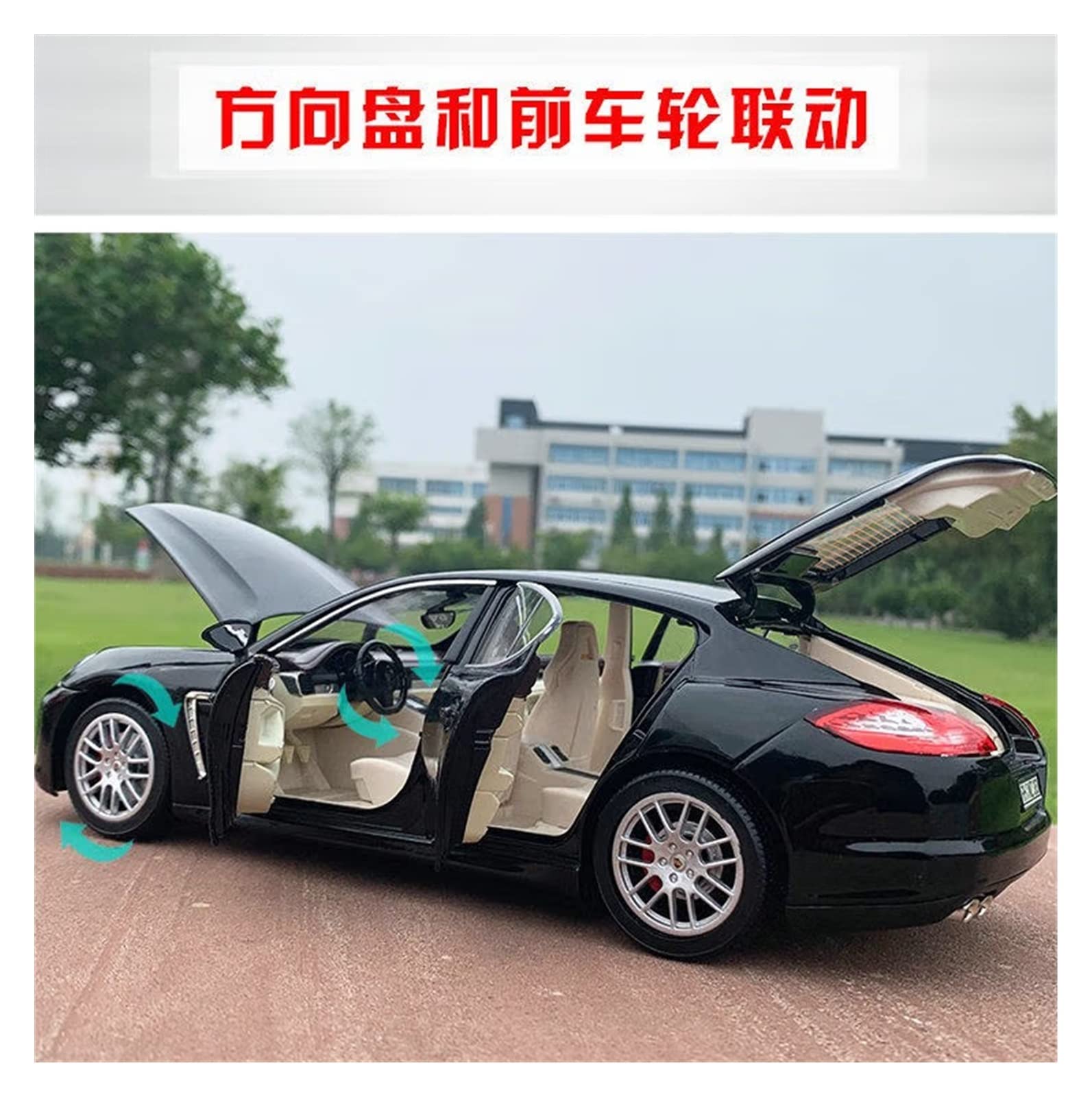 1/18 ポルシェパナメーラ用合金ダイキャストクラシックカーモデル 1/18