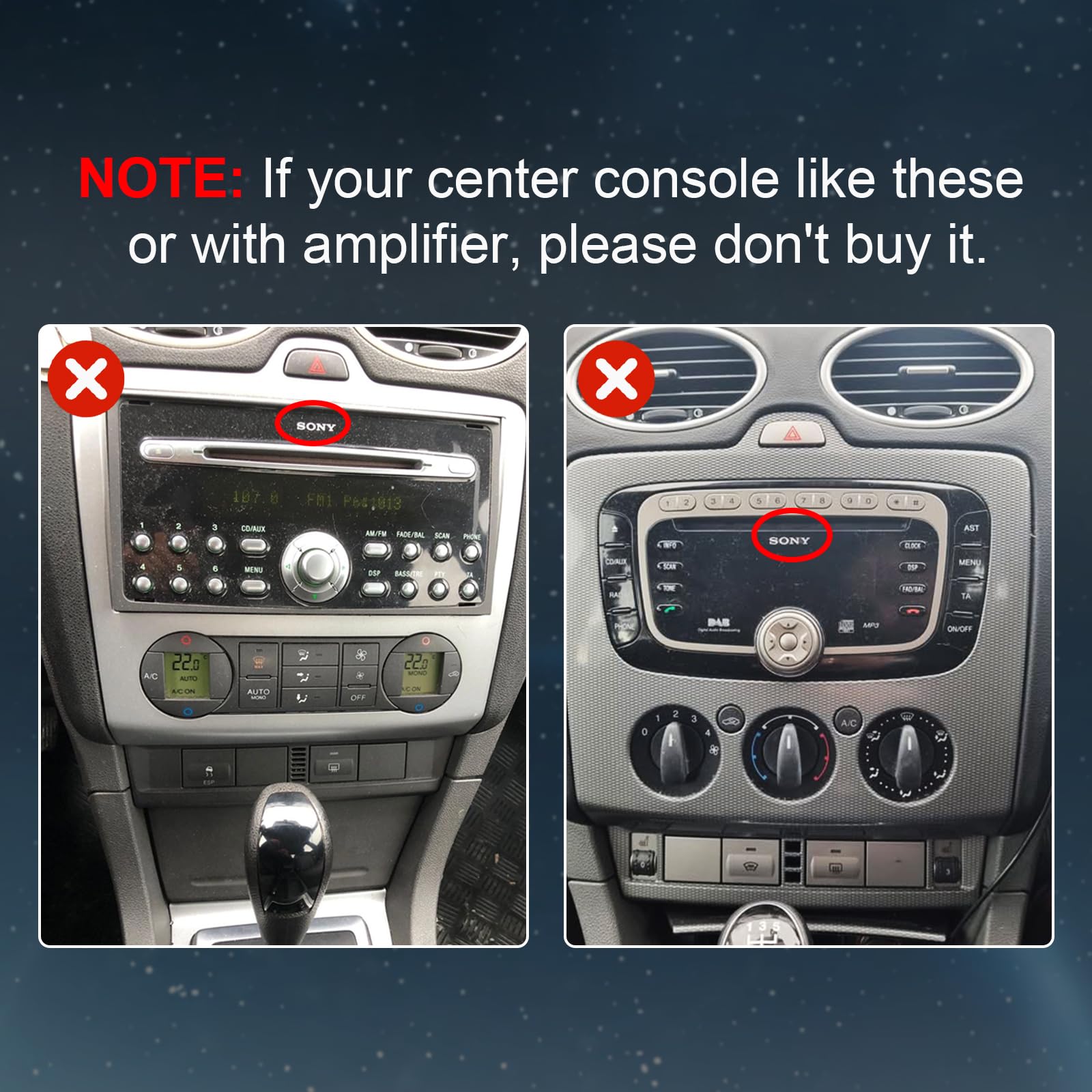 4G 64G Android 14 Car Multimedia Stereo Android Radio para Ford Focus Mk2 Mk3 Exi MT 2 3 2004-2011 Wireless Carplay Android Auto GPS Navigation WiFi Bluetooth SWC + Backup Camera - 3