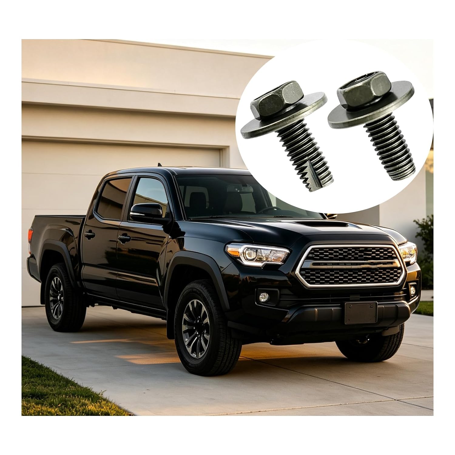 8PCS Skid Plate Bolts 90080-11373 9008011373 Fit for Toyota Tacoma 4Runner