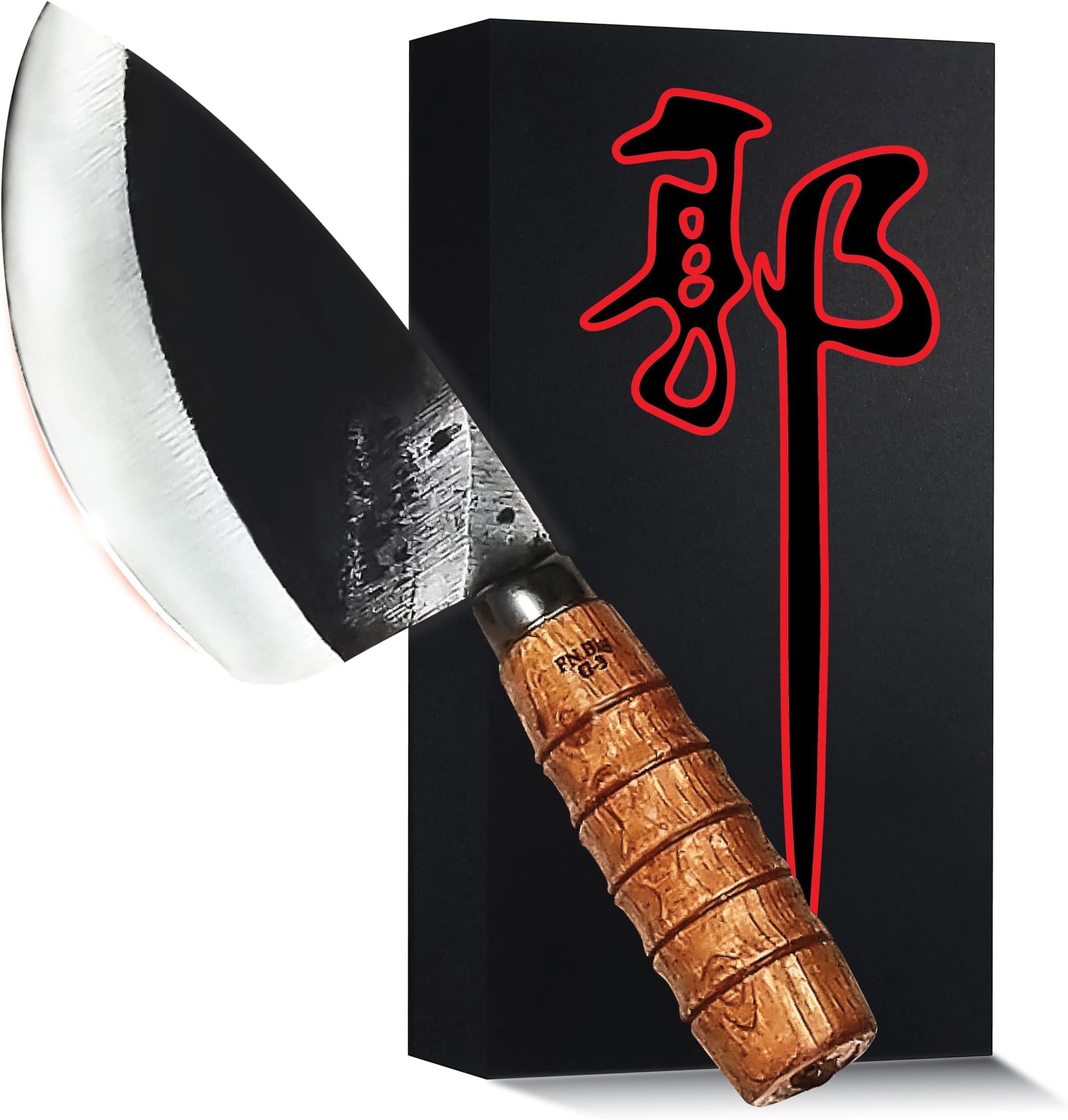 Jende FN Big G-3 Small Fish Taiwan Tuna & Butchering Knife, Hand forged RC 60
