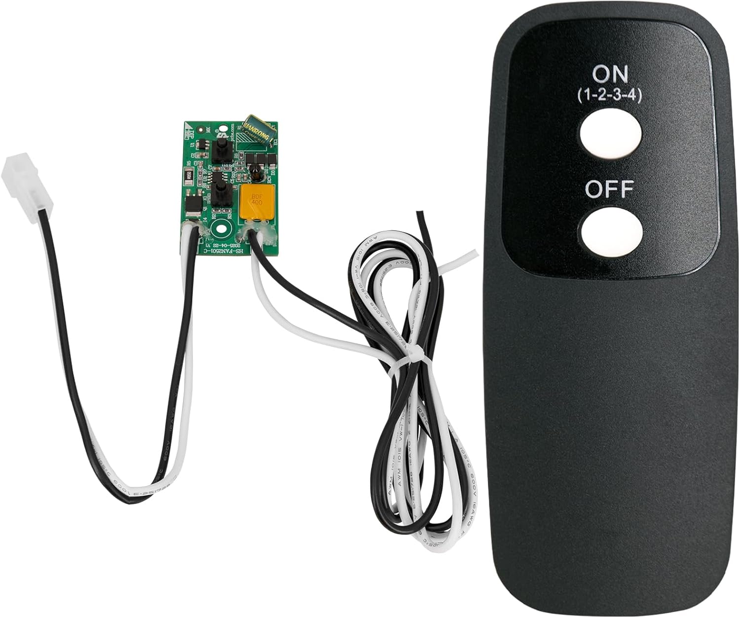 Replacement Printed Circuit Board for MaxxAir MaxxFan Deluxe RV Roof Vents, Compatible with Models 00A04301K, 00A04401K, 00-05301K, 00-06401K, 00-04301M, 00-04401M, With Remote Control Upgrade