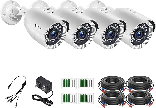 Miniatura 8 de ZOSI Sistema de cámara de seguridad para el hogar 3K 5MP Lite H.265+, DVR de vigilancia de 8 canales con detección de vehículos humanos AI y 4