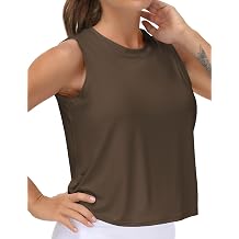 THE GYM PEOPLE Womens Workout Tops in Ice Silk Quick Dry Sleeveless