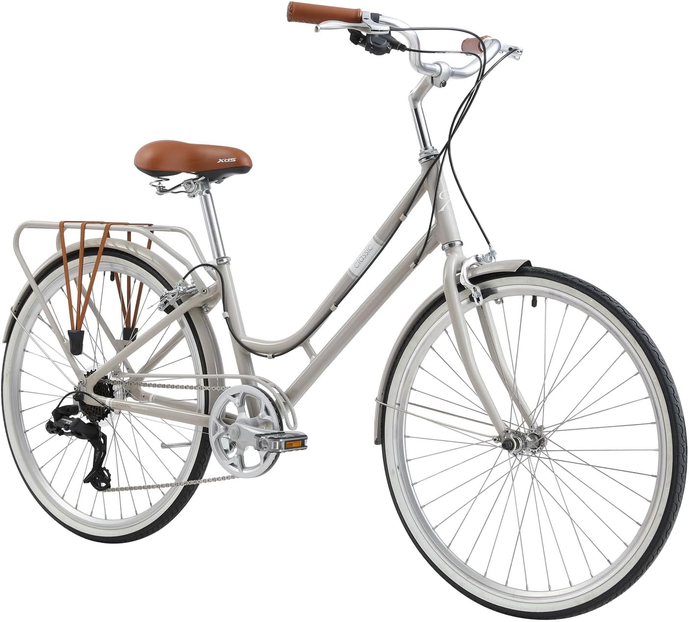 26" Classic 7sp Women's City Commuter Hybrid Bike Aluminum Step-Thru Frame