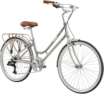 26" Classic 7sp Womens City Commuter Hybrid Bike Aluminum Step-Thru Frame