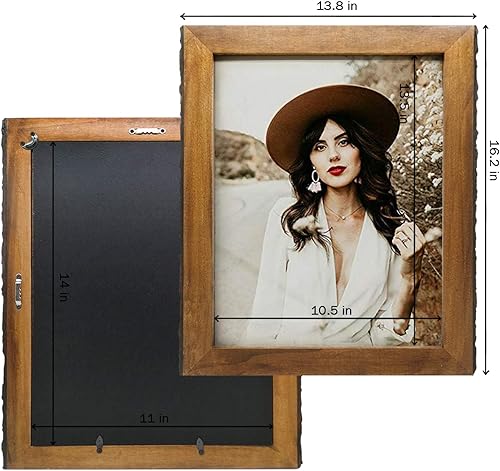 Miniatura 5 de IKEREE - Marco de fotos con bordes de corteza natural