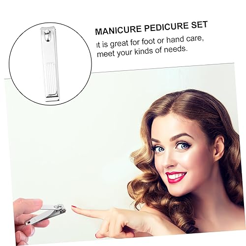 Miniatura 6 de Healifty Kit de cuidado de uñas, 9 piezas, tijeras de uñas, cortaúñas de dedos, kit de manicura para pedicura, herramientas de recorte, kit de