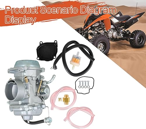 Miniatura 5 de labwork Repuesto de carburador para Suzuki King Quad 300 LTF4WDX 1994-1998 LTF300F 4x4 1999 Sustituye a 13200-19B92