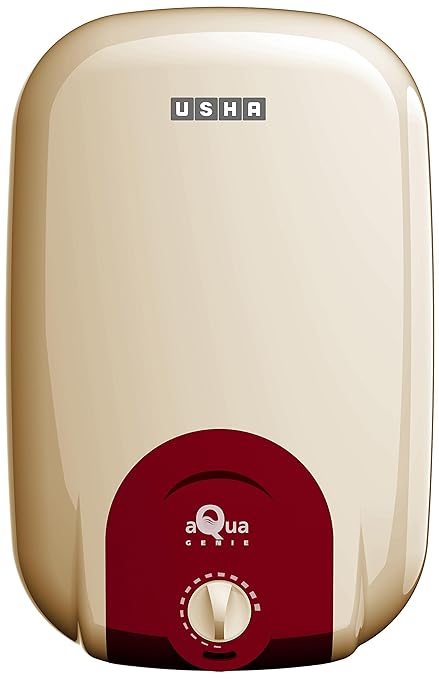 Usha Aquagenie 15-Litre 2000-Watt 5 Star Storage Water Heater (Ivory Wine)