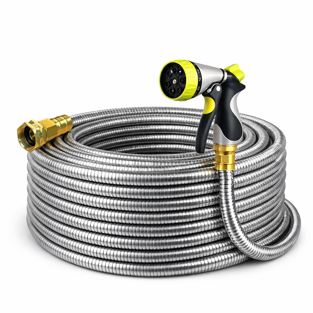Holldoor Metal Garden Hose 150 ft