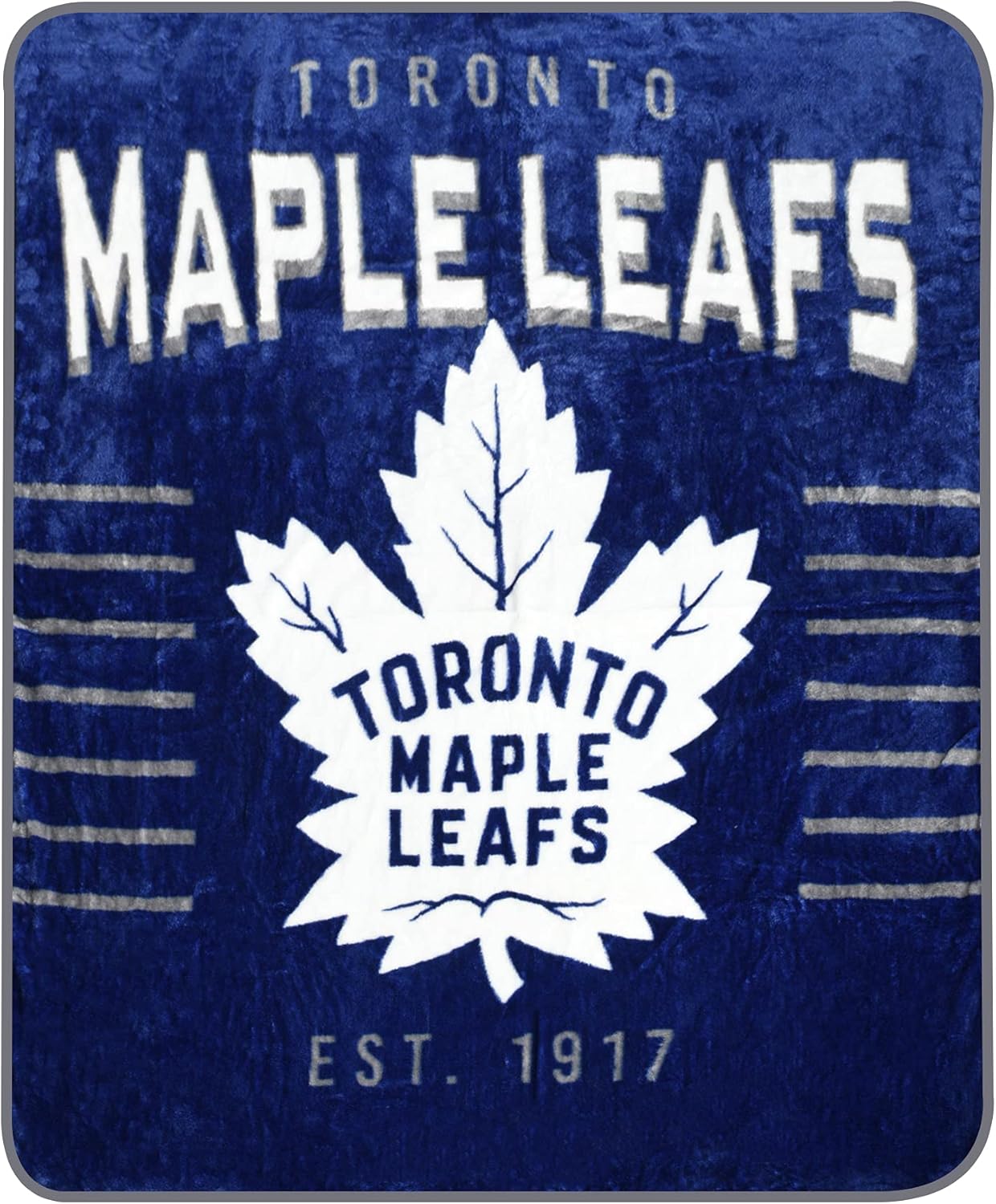 Nemcor NHL Toronto Maple Leafs Plush Super Soft Blanket (60x70), All
