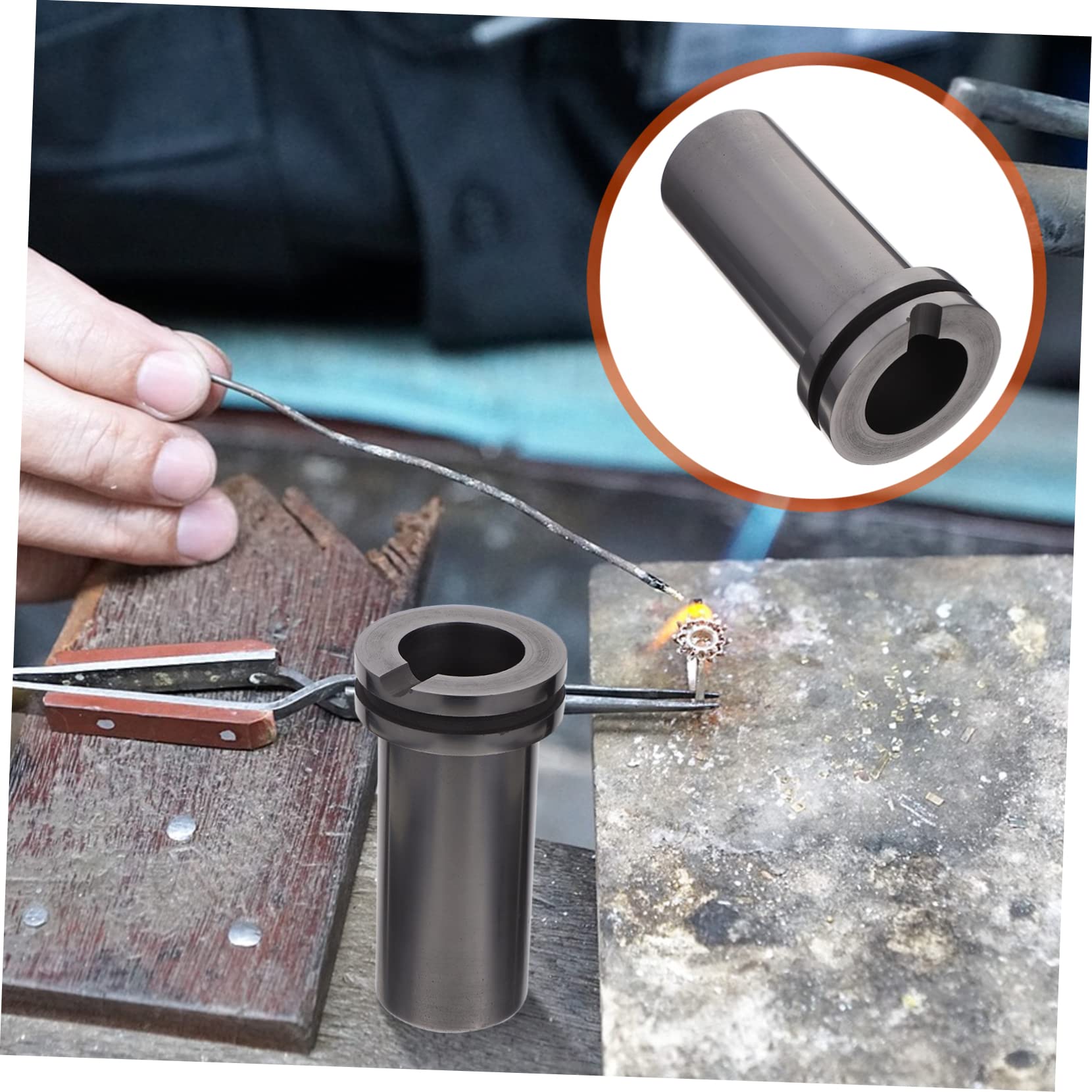 Stampo A Croce In Grafite Zerodeko - Per Fusione Metalli Come Oro E Argento, Lingottiera Per Gioielli - Foto 12