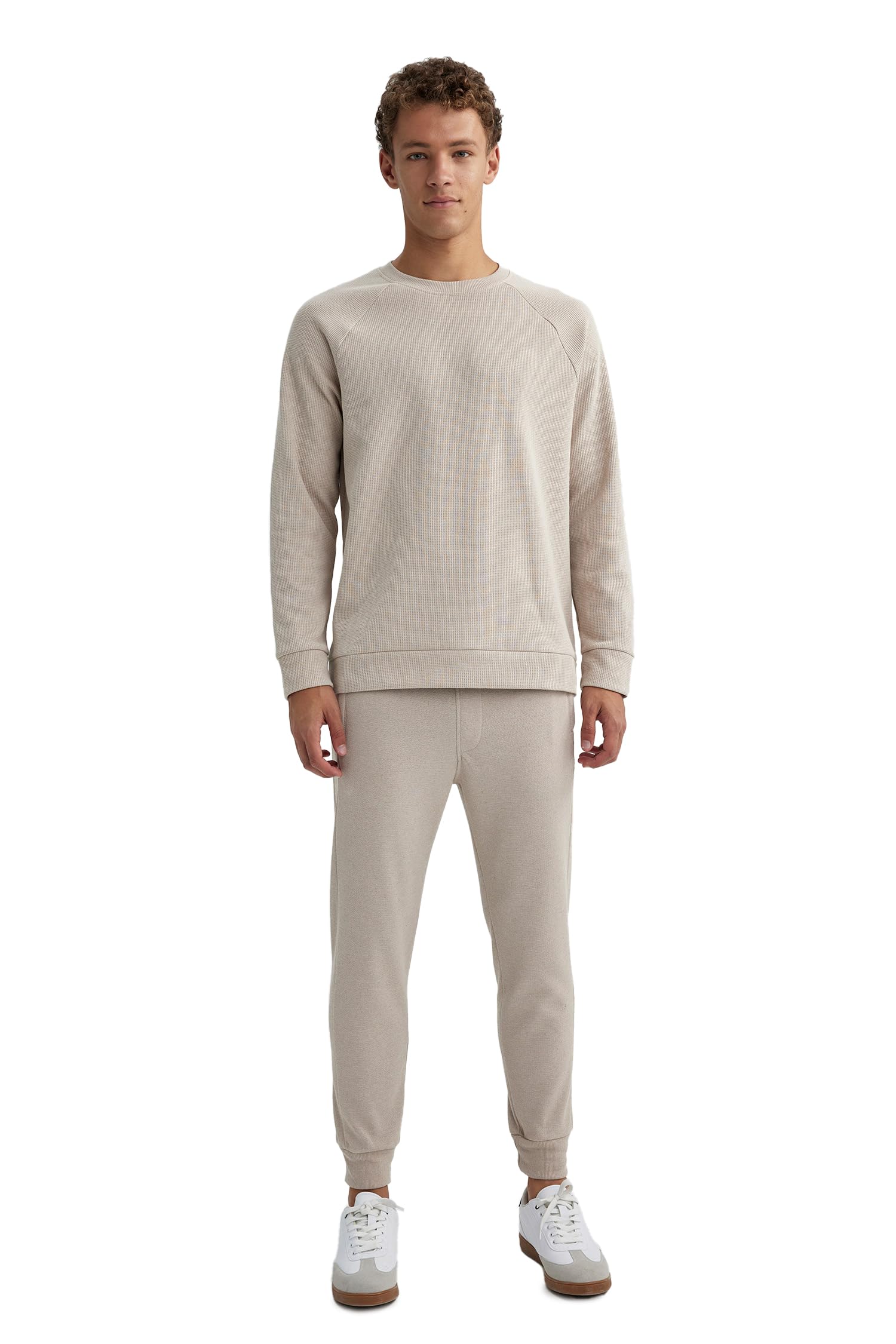 Erkek Slim Fit Cepli Esnek Paça Pike Eşofman Altı