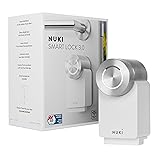 Nuki Smart Lock 3.0 Pro, smartes Türschloss mit WiFi-Modul für Fernzugriff, elektronisches Türschloss macht das Smartphone zum Schlüssel, mit Akku Power Pack, AV-TEST-geprüft, weiß Weiß 3.0 Single