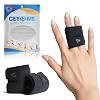 Finger Splint - Adjustable Trigger Finger Splint Support for Fingers Strain, 2 Pack, Breathable Elastic Brace for Daily Tasks & Sports - Black, M Size
