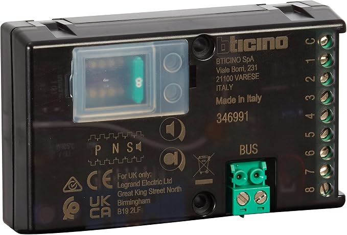 Bticino sistema 2 hilos - Grupo fonico 2 hilos digital para 8 llamadas…