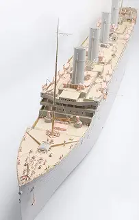MK.1 Design 1/200 RMS TITANIC スーパーディテールアップパーツDXパックトランペッター用。 （オリジナルモデルキットは含まれていません。パーツの詳細のみ）