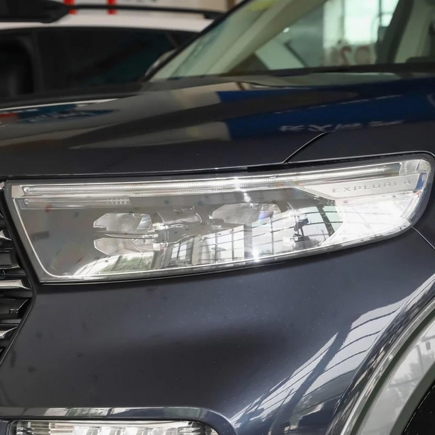 Car Headlight Protective Film Headlamp Restoration Transparent TPU Sticker，for Ford Explorer 2016-On U502 U625 Accessories