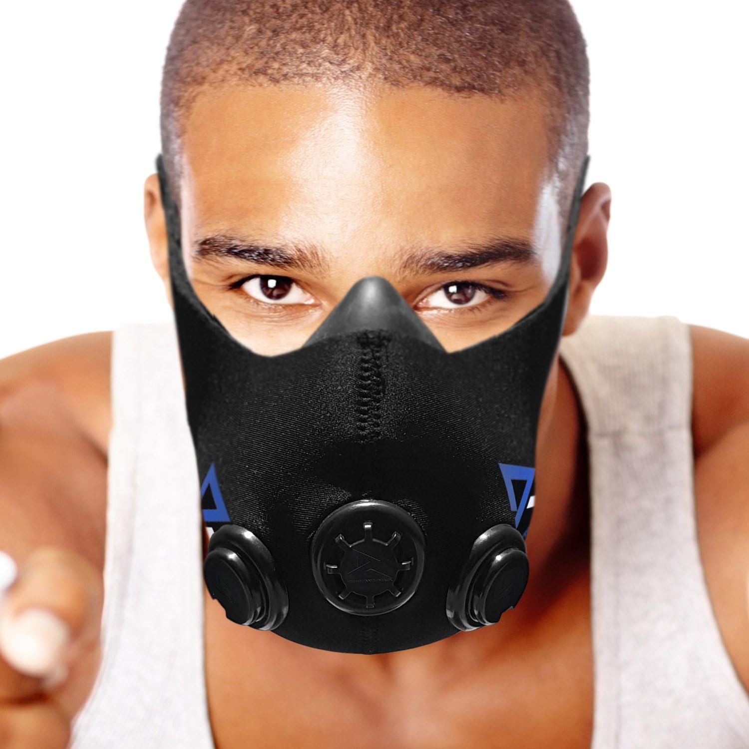 Workout Training Mask for Altitude Elevation | Running, Gym, Sports, Fitness Fitness [Men's Medium]