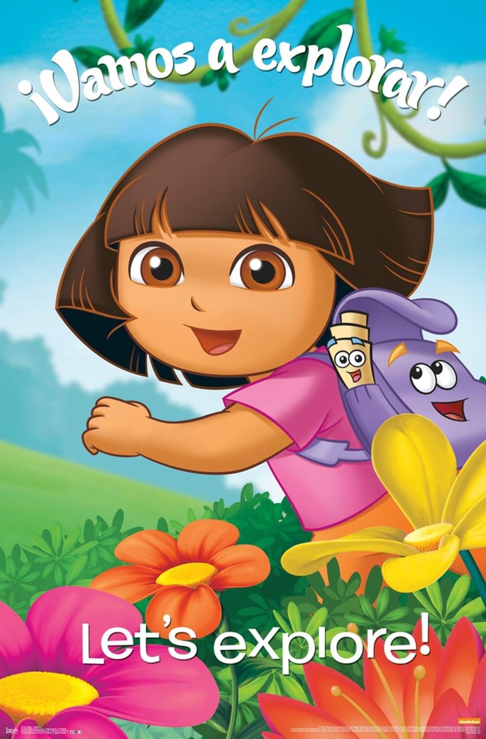 Amazon.com: Nickelodeon Dora The Explorer - Explore Wall Poster