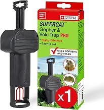 SWISSINNO Piège à campagnols Pro SuperCat | Piège Efficace pour Rats des Champs et campagnols, Mécanisme breveté, Facile à Installer, Réutilisable | 1X Piège