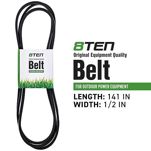 Miniatura 2 de 8TEN - Cinturón de cubierta para MTD Cub Cadet Troy Bilt Columbia 50 RZT-L50 RZT-S50 ZT-L50 754-05008 954-05008