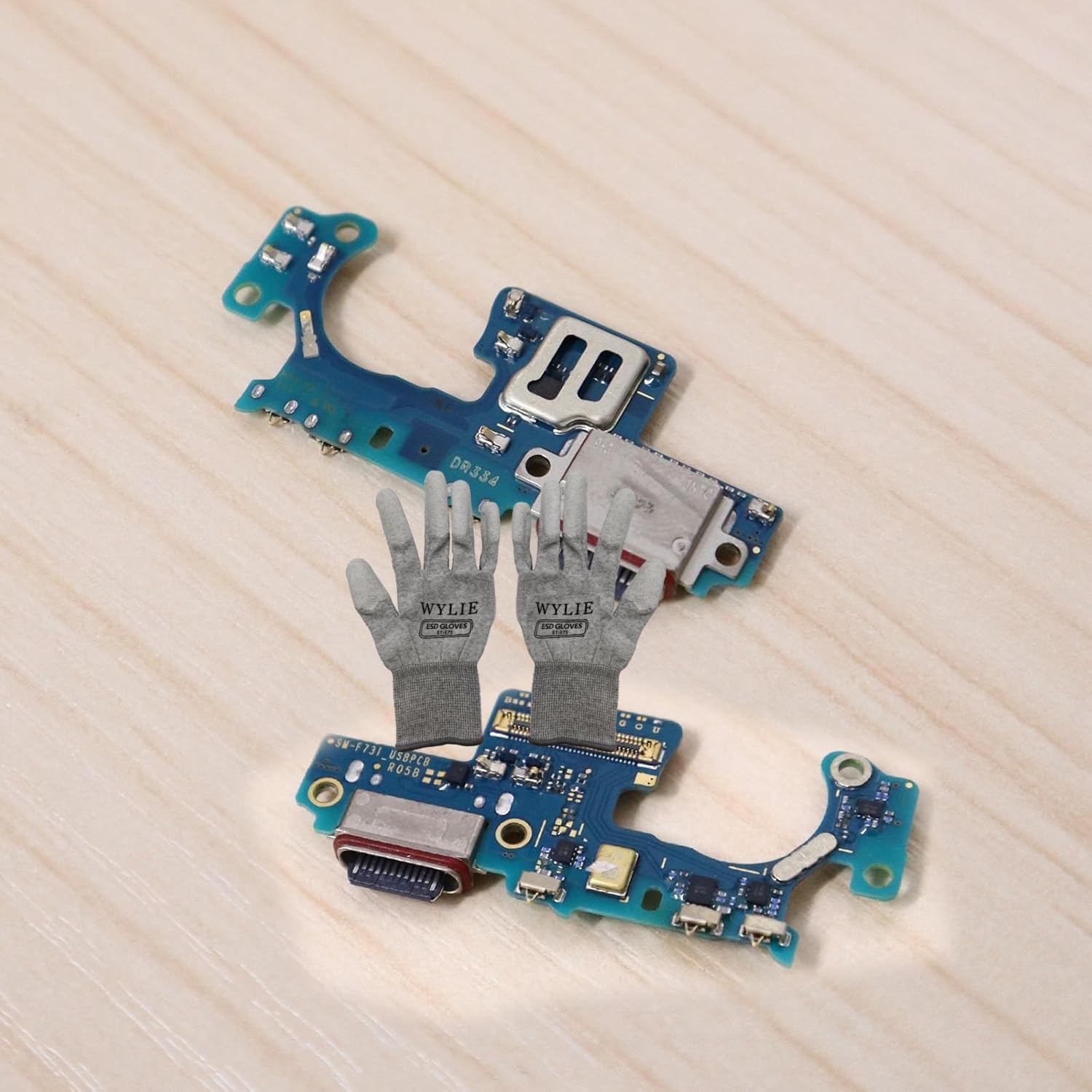 Replacement for Samsung Galaxy Z Flip 5 5G SM-F731U Charging Port USB Charger Dock Connector USB Port Type C PCB Board (US Version) WYLIE Professional Tools 10 Pack